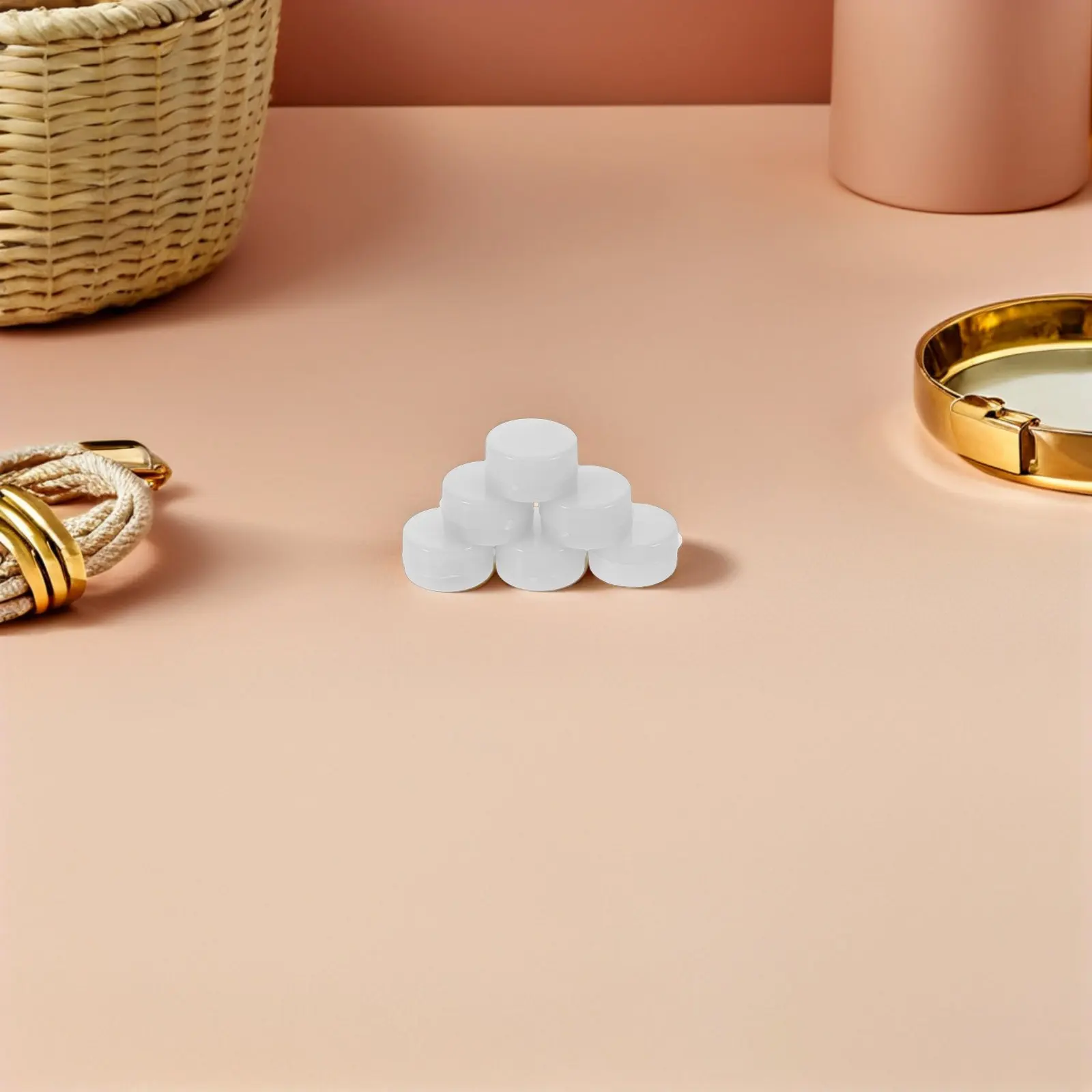 아기용 흰색 딸랑이 공 20개 - 안전한 플라스틱 인서트 교체 - DIY 공예 딸랑이 부품 - 봉제 인형에 이상적