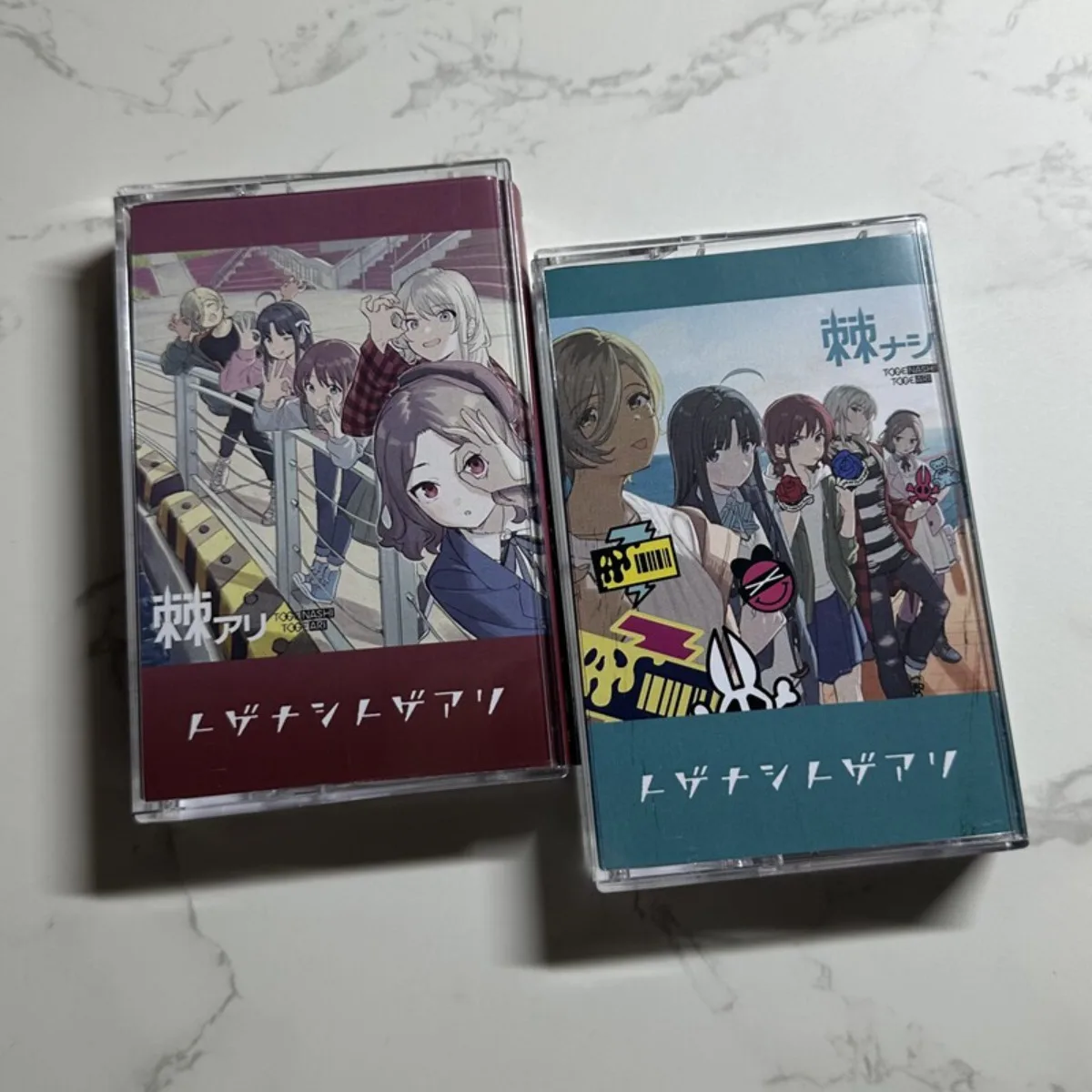 

Girls Band Cry Toge Ari Toge Nashi Anime Music Cassette Tapes with Lyric Book Japanese Rock Vocal Collection for Anime Fans
