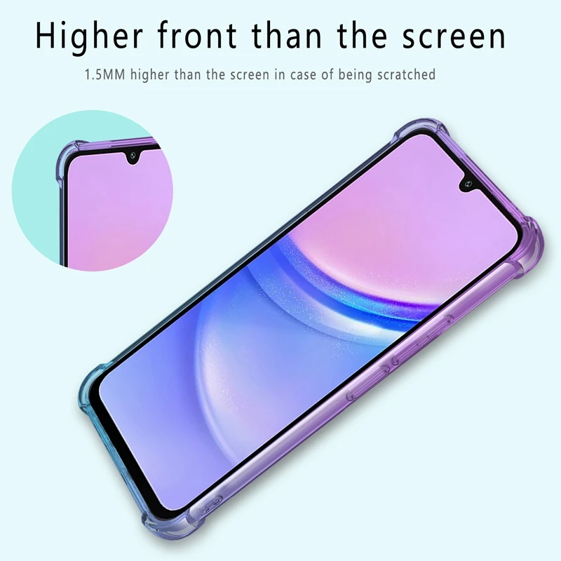 Shockproof TPU Case for Samsung Galaxy A57 A37 A17 A07 A06 A16 5G A26 A36 A56 A25 A15 A25 A35 A55 5G Protective Cover Fundas