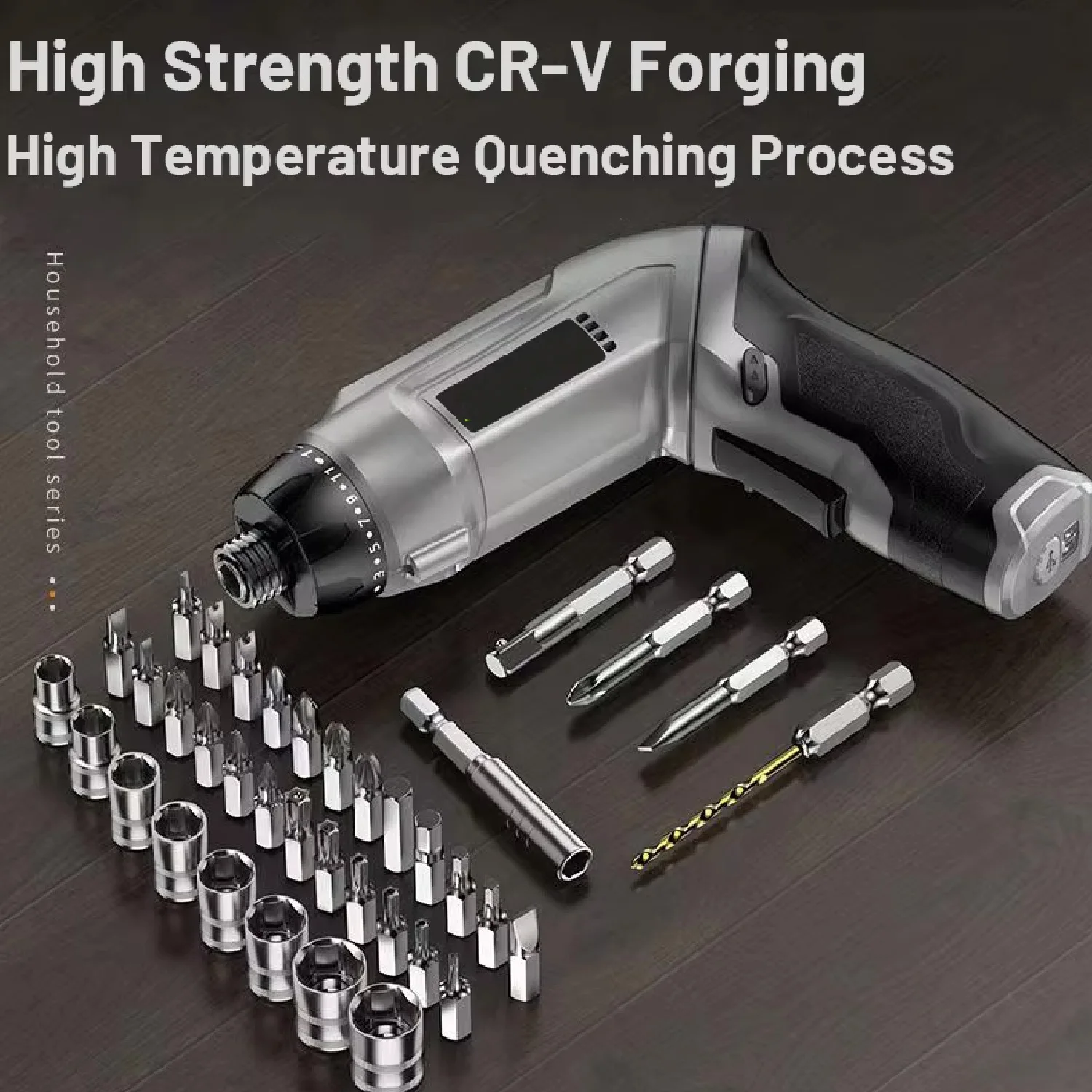 Mini Electric Screwdriver Set 42-in-1 Precision Cordless Repair Tool with LED Light for Electronics PC Phone Laptop Watch Camera