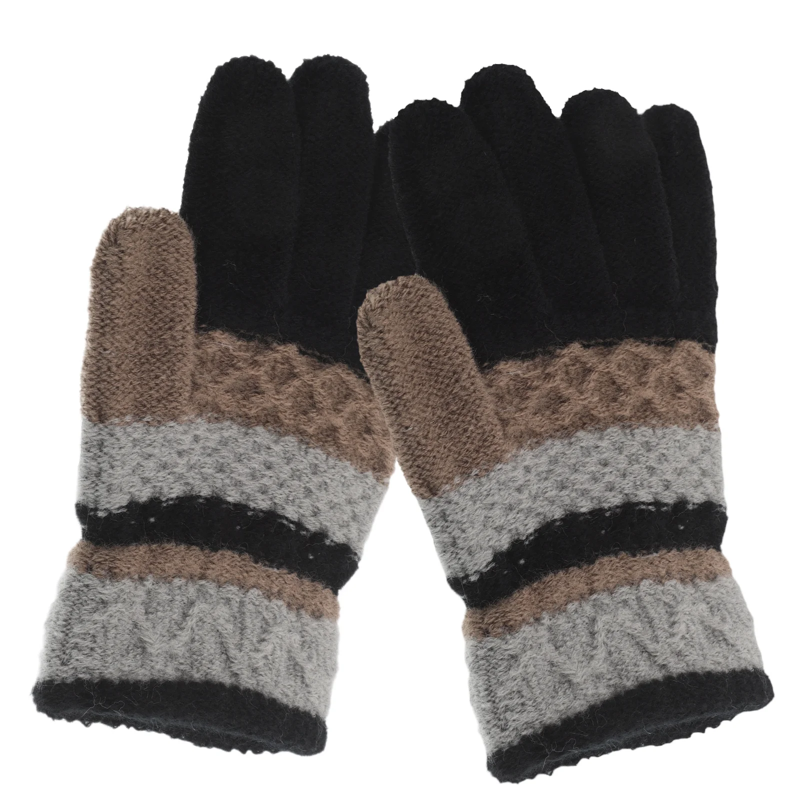 

Winter Warmth Cute Stripe Kids Gloves For Toddlers Soft Knit Child Mittens Fashionable Comfortable Handwear Accessory