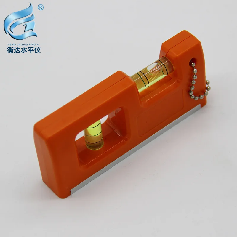 

Маленький мини-портативный уровень с крючком и пряжкой, высокий уровень, пузырьковая магнитная линейка баланса, горизонтальные бусины