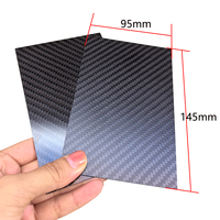 1pcs 95x145mm carbon fiber Sheets 3K Carbon Fiber Plate Carbon board  0.5mm-5mm thickness
