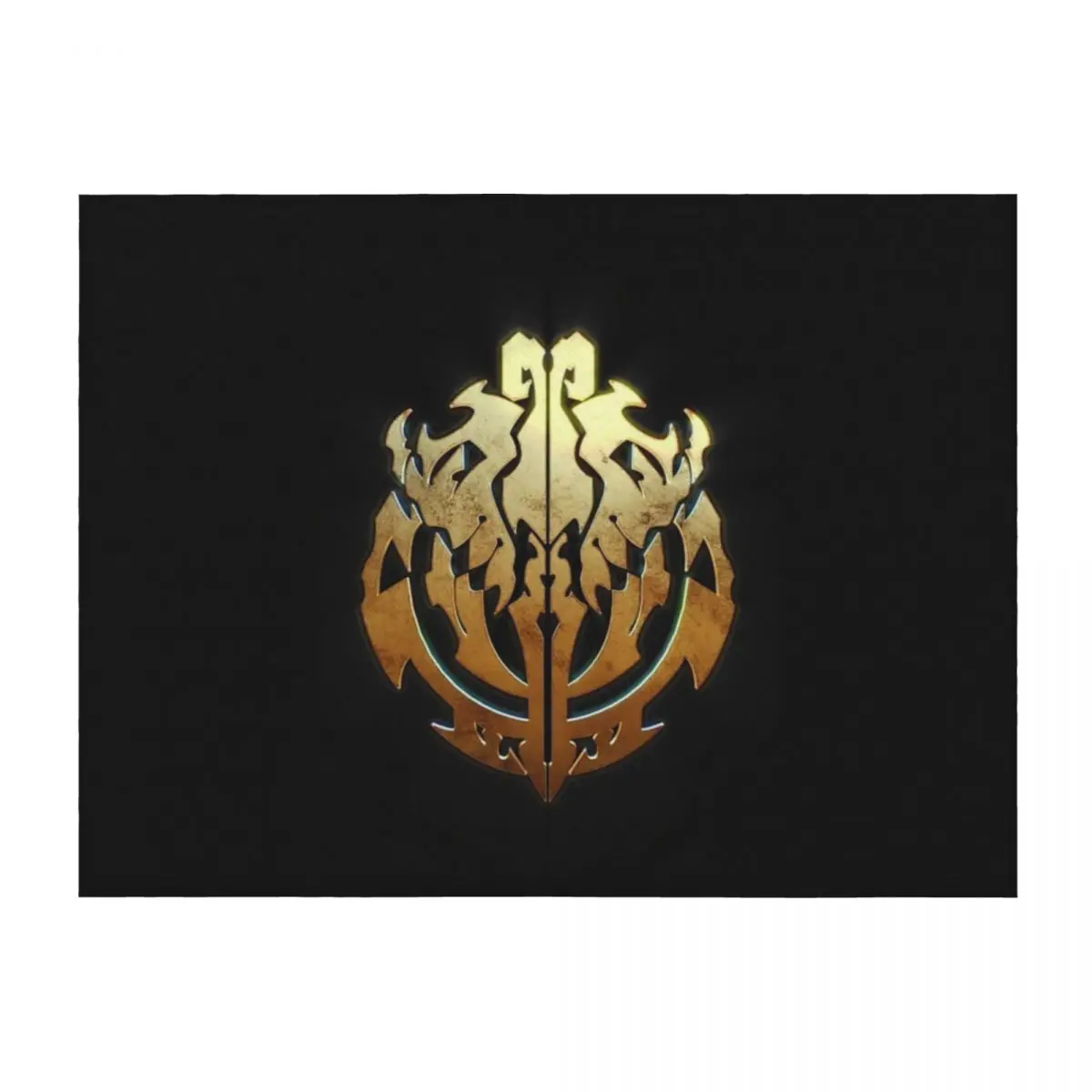 

Одеяло Overlord Ainz Ooal Gown Crest, самое мягкое роскошное туристическое одеяло St Shaggy