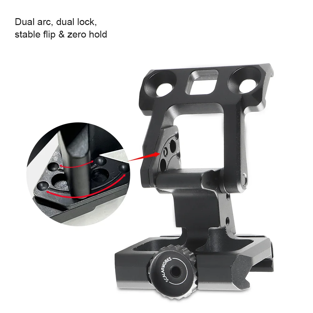 

3x Magnifier Scope Mount Red Dot Scope 1.57" heigh Mount for Hunting