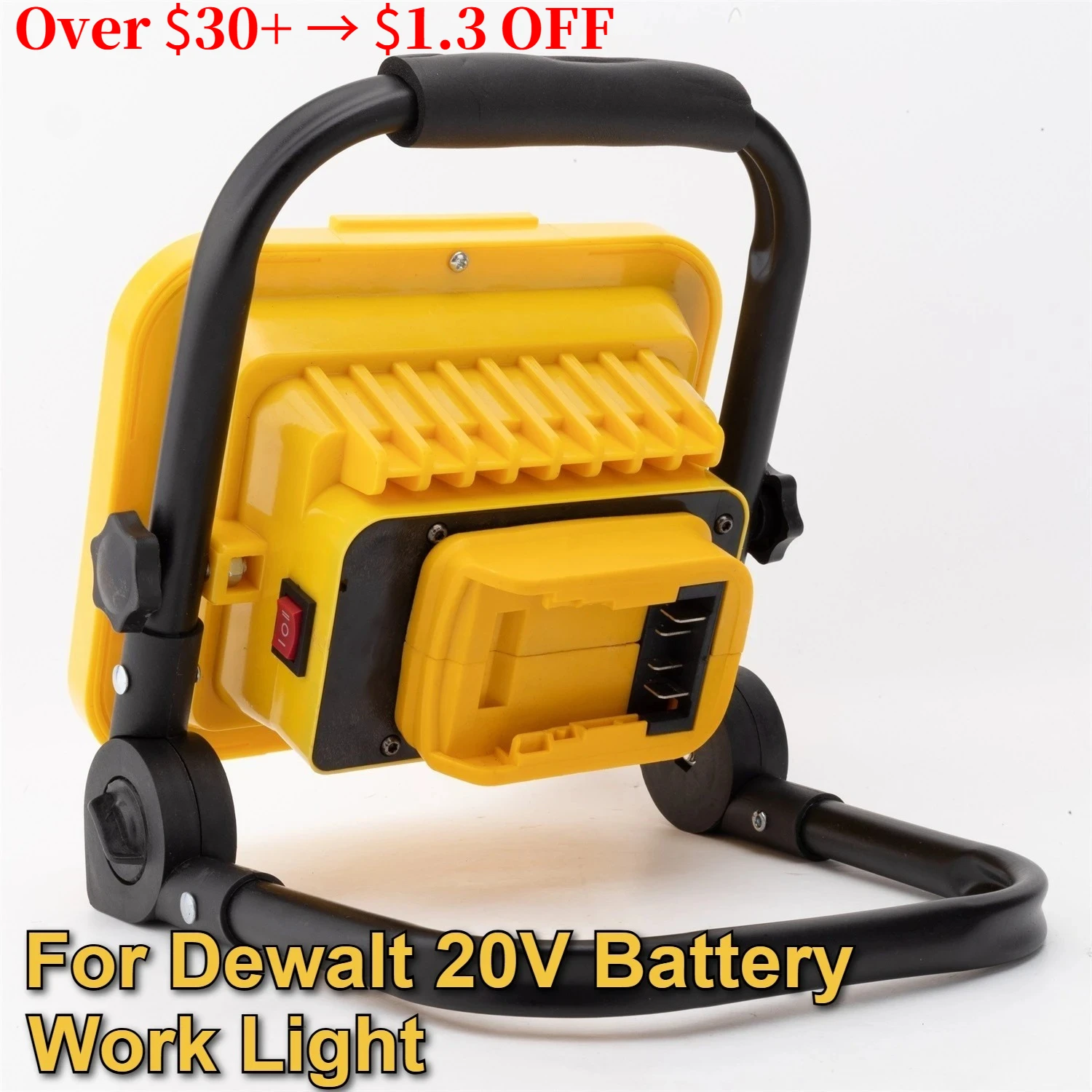 

LED Work Light Folding Strip lamp Torch Flood Light Spotlight Campaign LED Light For Dewalt Makita Flashlig 20V (no battery)