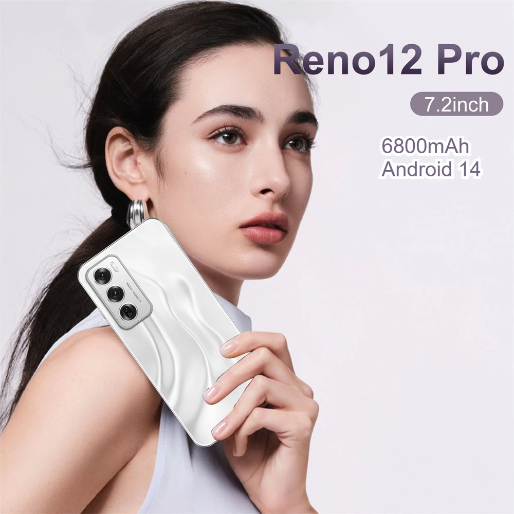 NUOVO Reno 12 Pro Versione globale Smartphone 4G 5G Android 14 Telefoni cellulari Cellulari da 7,3 pollici Cellulare originale Snapdragon8 gen3