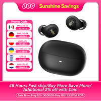 QCY HT07 ANC Wireless Earphones 40dB Noise Cancelling TWS Earbuds 6 Mic AI HD Call Bluetooth 5.2 HiFi Headphone 32H Playback