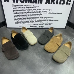 Modne damskie płaskie buty Plus Size Casual damskie Mullers antypoślizgowe skórzane damskie mokasyny designerskie damskie buty 2024