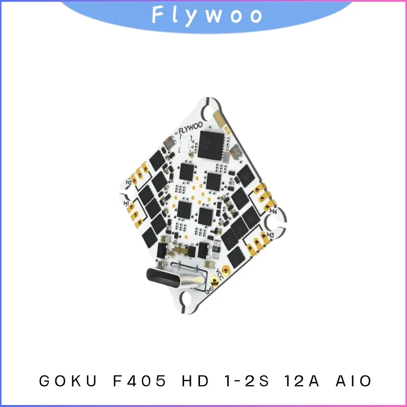 Flywoo GOKU F405 HD 1-2S 12A AIO V2 FC ELRS 2.4G Plug Play per DJI O4 O4 Pro Vista Micro Tiny Whoop FPV Drone FAI DA TE
