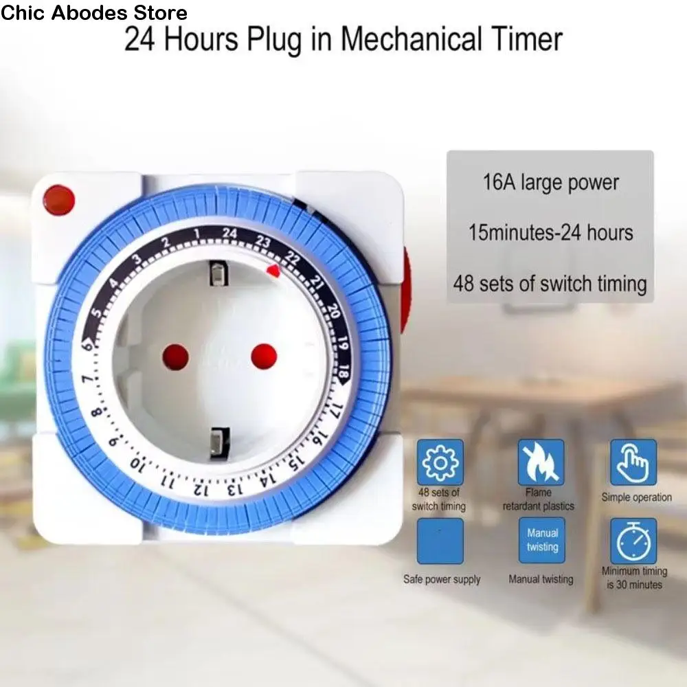 

2/3-контактная вилка, розетка с таймером, 15 минут интервалей, автоматическое отключение питания, 24-часовая розетка с таймером, вилка европейского/американского стандарта, энергосбережение