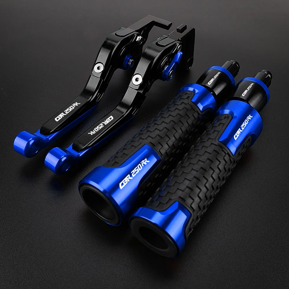 Motorcycle For HONDA CBR250RR 2011-2018 2017 2016 2015 2014 Adjustable Brake Clutch Levers 22MM Handlebar grips Handle End set