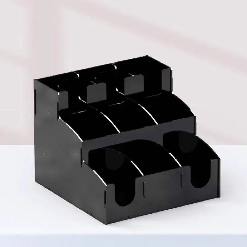 

Диспенсер для чашек и крышек, органайзер, держатель для приправ для кофе, стойка для кофейных чашек Caddy