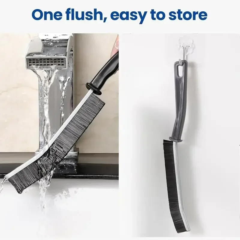 5 pçs escova de limpeza de fenda, escova de cerdas duras, escova de limpeza de telha multifuncional, para telhas de cozinha do agregado familiar do banheiro
