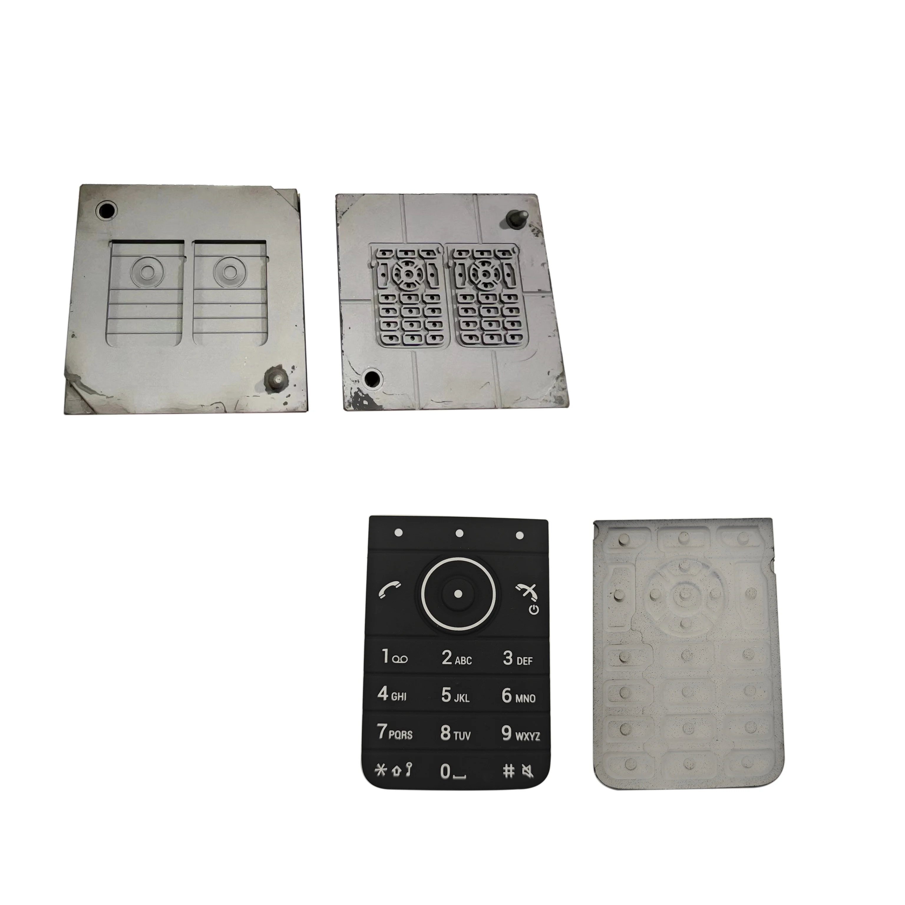 Custom OEM Silicone Rubber Products Keypad Silicone Key Cover Remote Control Keypad molded for Home Appliances