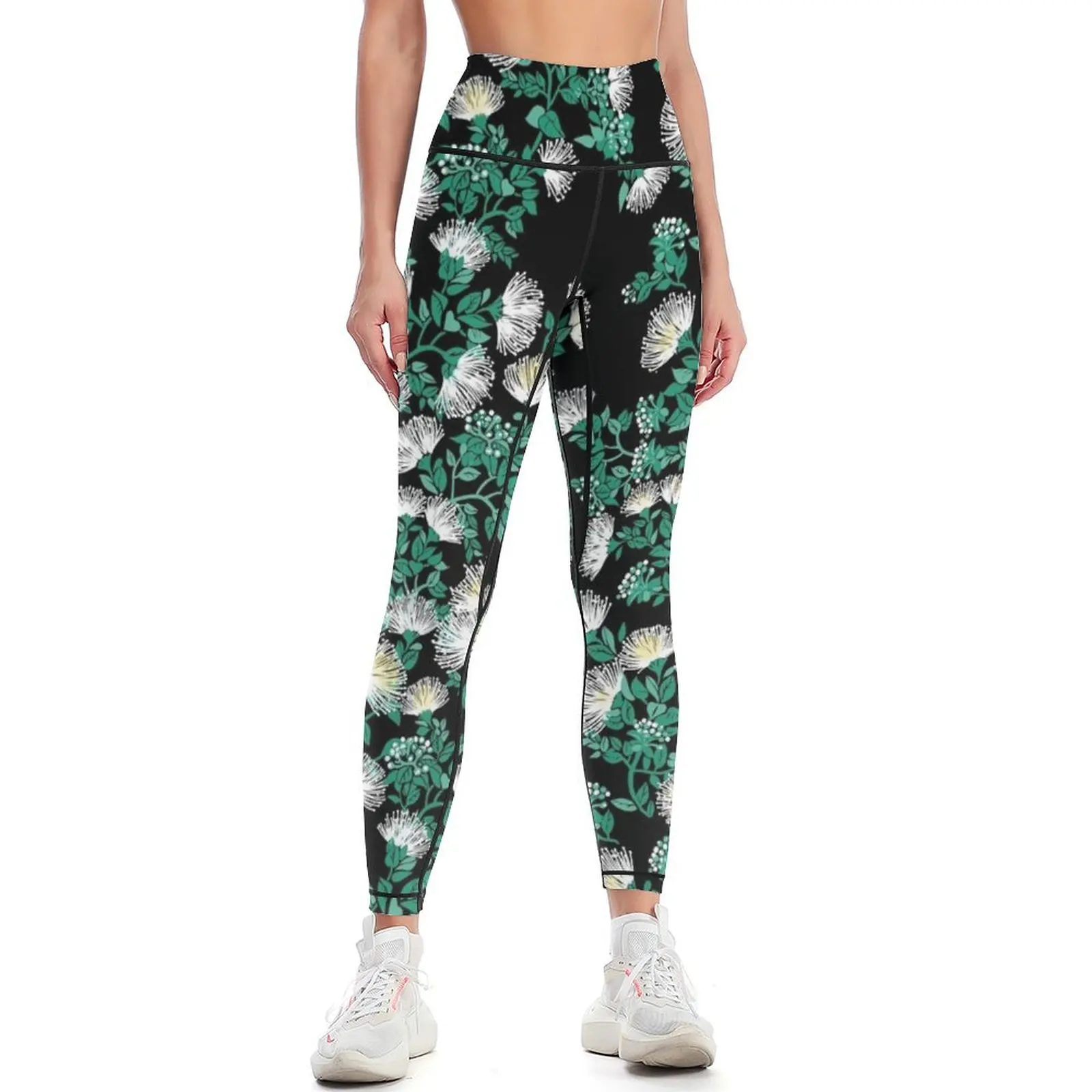 Hawaii 'Ohi'a Lehua Puakea Leggings Fitness's gym clothes Women sportwear Womens Leggings