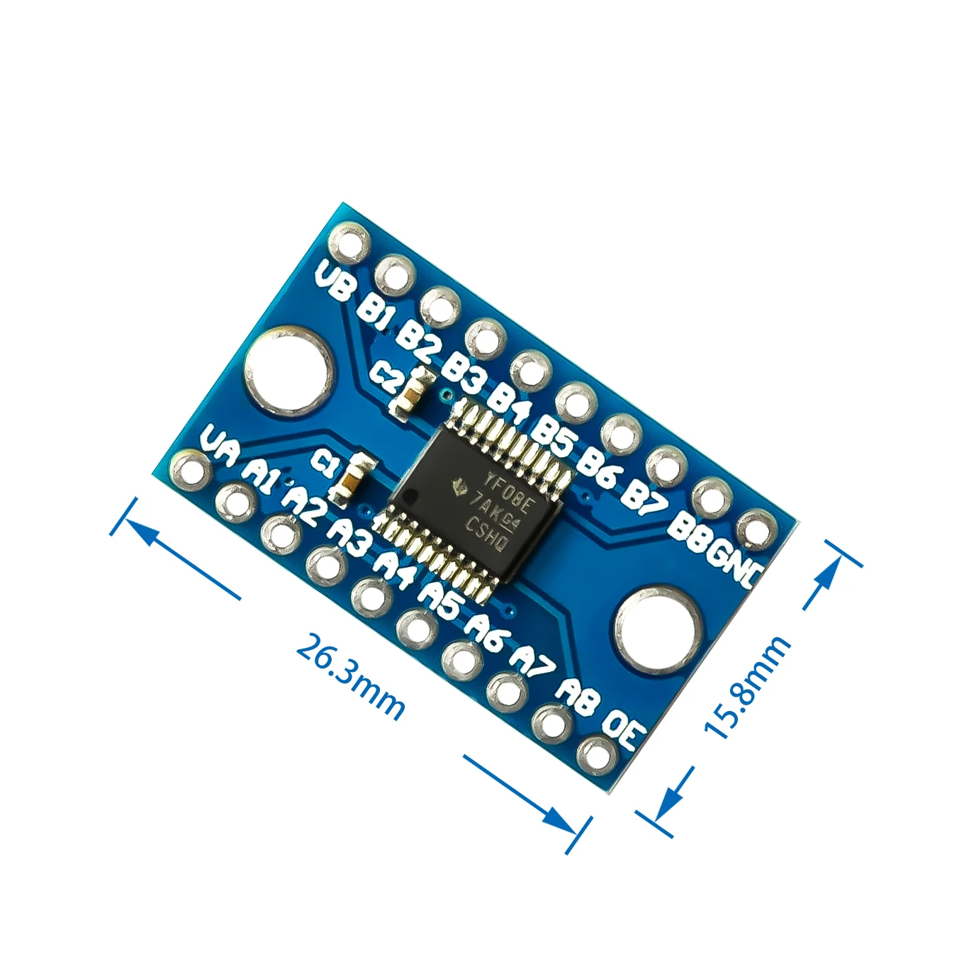 3.3V 5V TXS0108E 8 Channel Logic Level Converter Convert TTL Bi-directional Mutual Convert