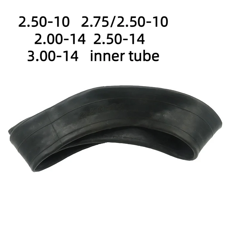 Multiple options available: 2.00-14 2.50-14 3.00-14 2.50-10 2.75/2.50-10 off-road motorcycle inner tube