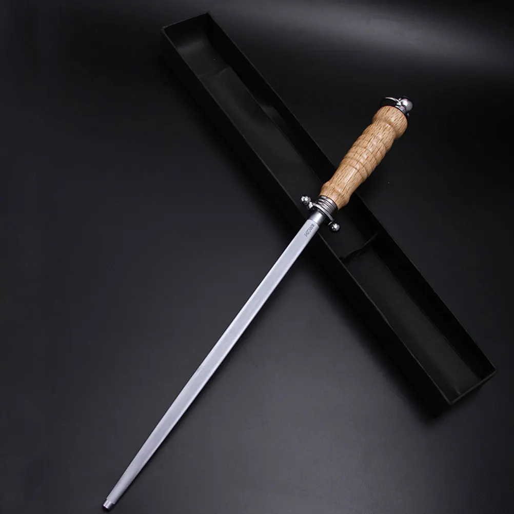 

Sharpening Stick Stainless Steel Chef Knife Sharpener Honing Rod Home Use Precision Kitchen Tool Serrated Blade