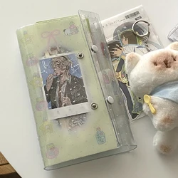 MINKYS New Arrival Kawaii Stickers A6 Half Bills Cards Collect Book Cards Organizer Storage Book School Stationery