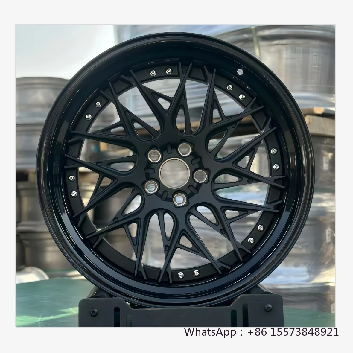 

New Custom Deep Dish Lip Forged Multi-rim 3-piece Wheel 5X112 20 22 Inch Aluminum Alloy Racing Car Wheels