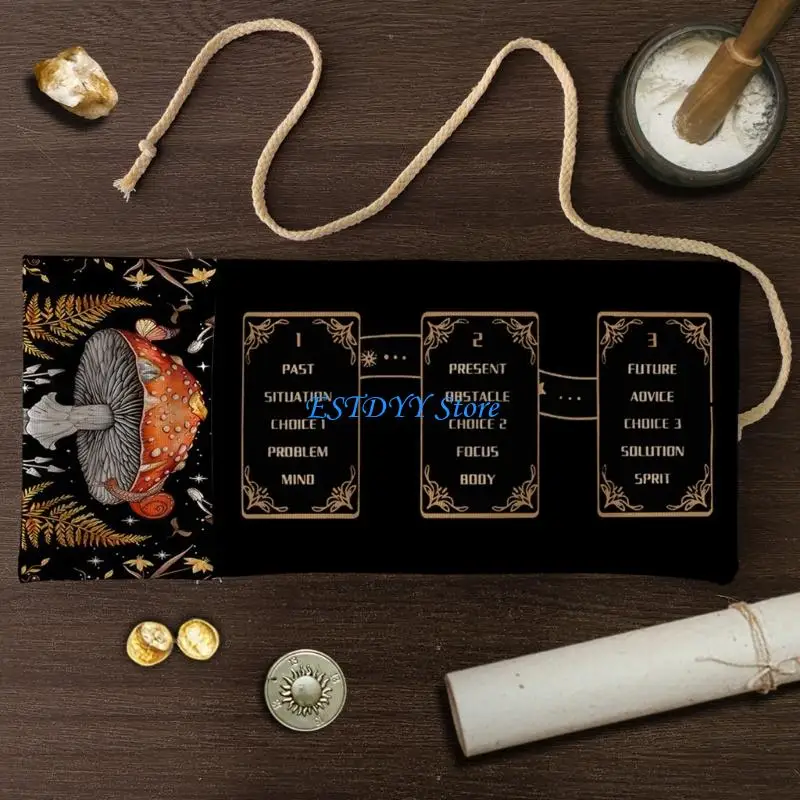 G6DE Premium Tarots Accessory Bag Water Resistant Material Multipurpose Card Storage For Enthusiasts