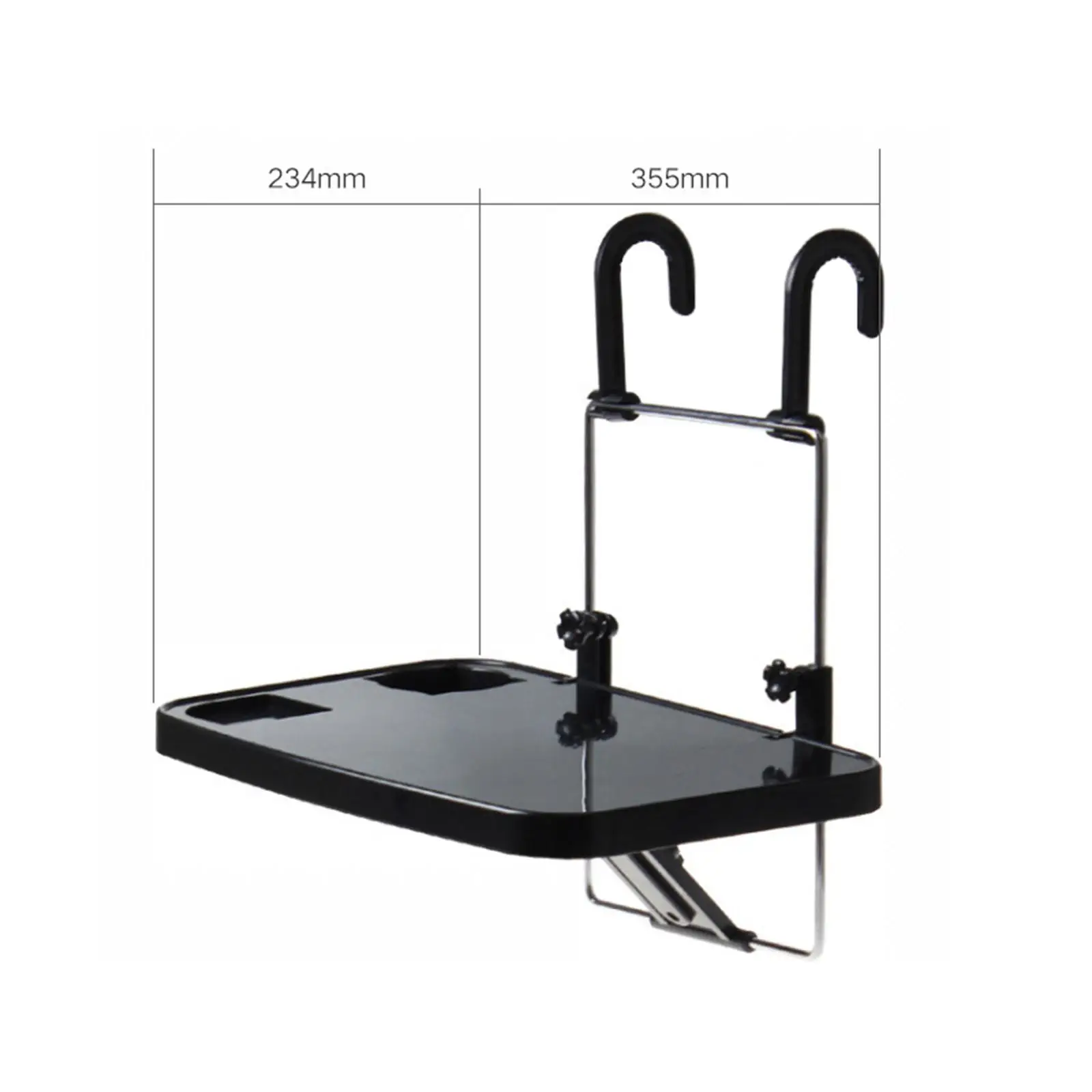Estante plegable para ordenador de coche, soporte para tazas, mesa de escritorio para comida, comedor y bebida