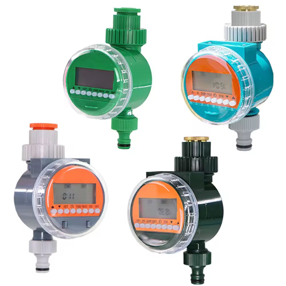 Automatic Intelligent Electronic LCD Display Timer Home Ball Valve Watering Timer Garden Water Timer Irrigation ControllerSystem