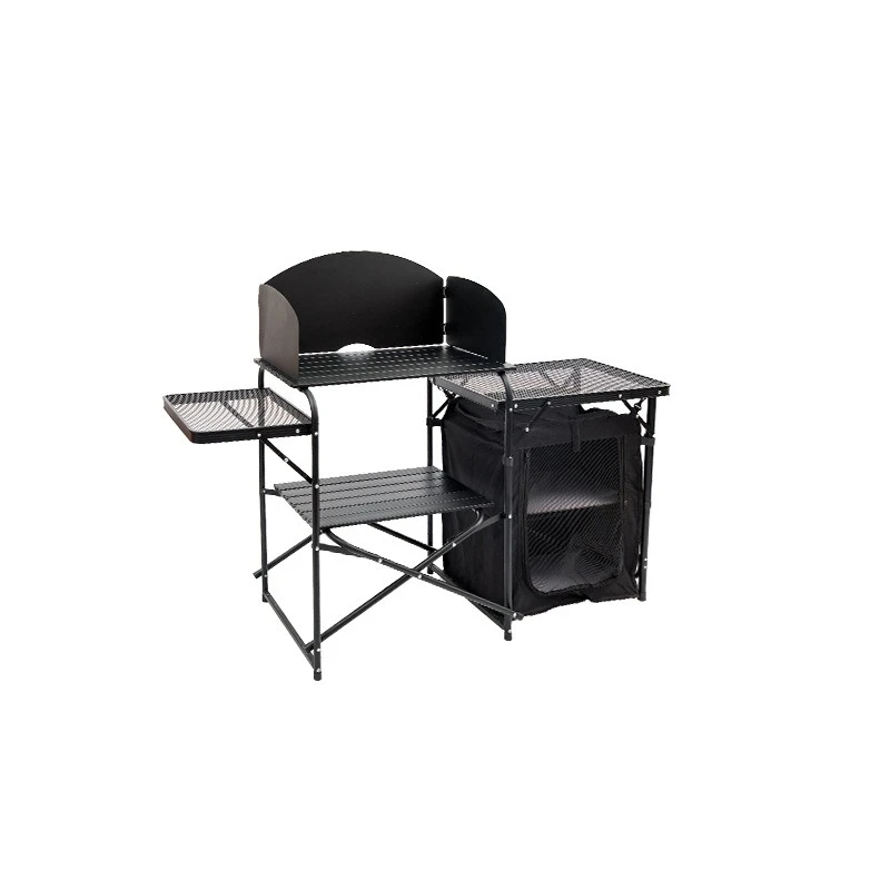 Outdoor mobile kitchen Camping supplies Stove Self-driving equipment Portable aluminum alloy folding storage type