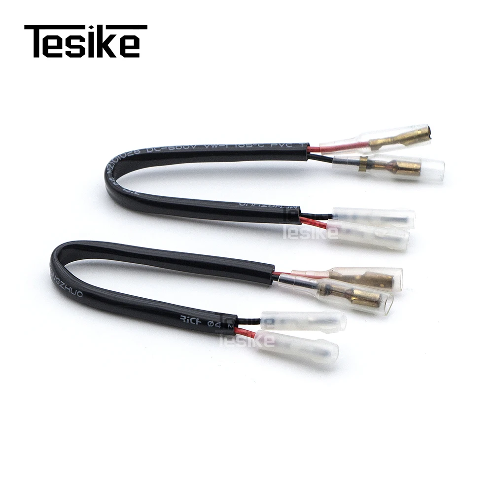 Turn Signal Marker Wire Adapter Plug Connectors For Triumph 2 Wires Connector 2 Power Cords Motorcycle Accessories