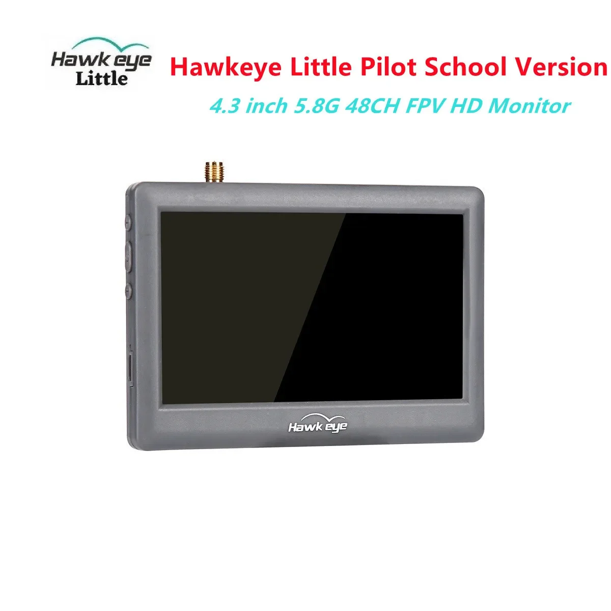 Hawkeye Little Pilot School Version Auto Channel search For FPV RACING Drone 4.3inch FPV Monitor 480x3 (RGB) x272 5.8G RX