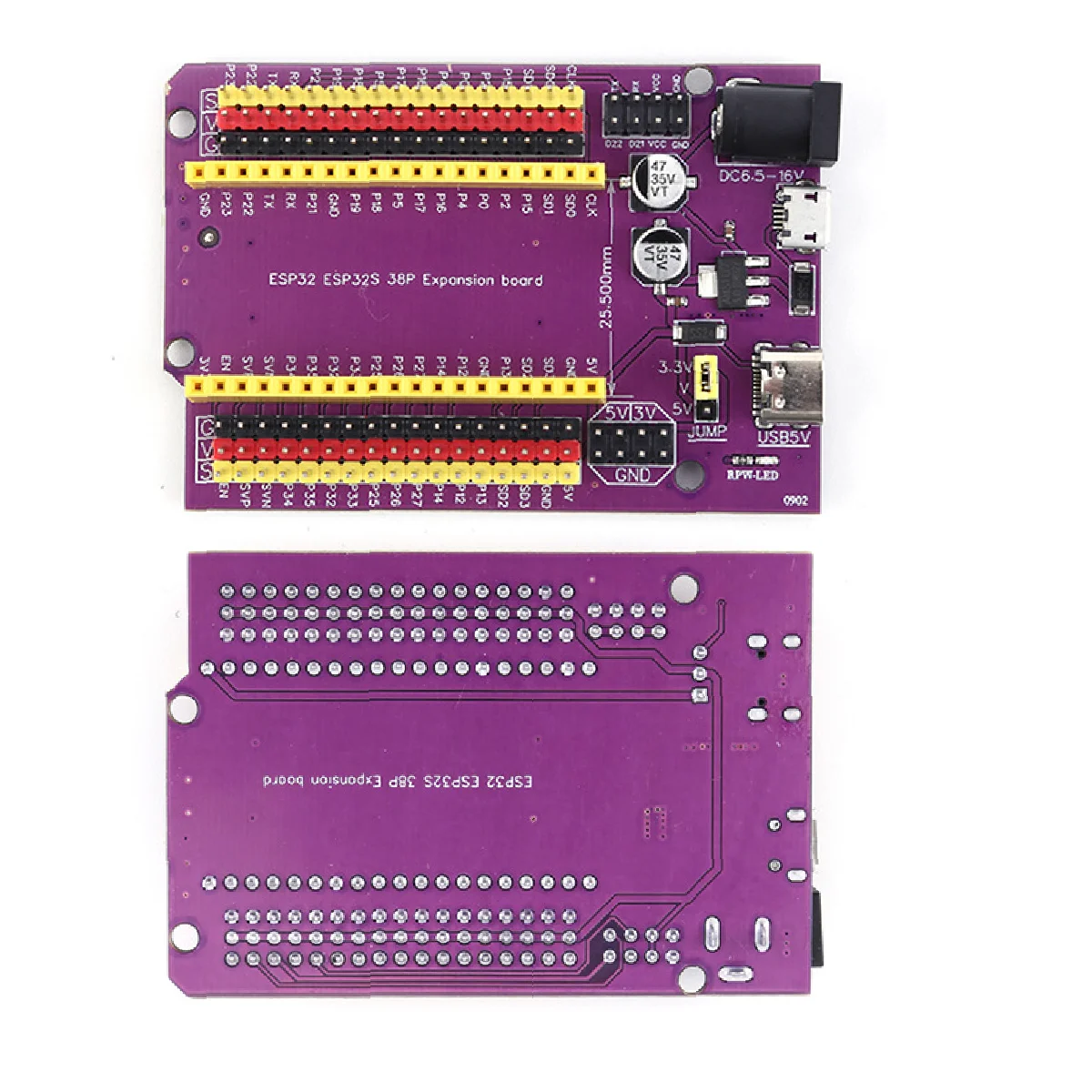 와이파이 및 블루투스 듀얼 코어 ESP32-DevKitC-32 ESP-WROOM-32 확장 보드, ESP32 개발 보드, TYPE-C, 마이크로 USB CP2102, 38 핀