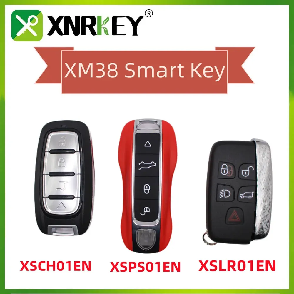 XRNKEY XM38 Universal Smart Key Support 4D 8A 46 47 48 49 MQB48 MQB49 XSR01EN XSCH01EN XSPS01EN