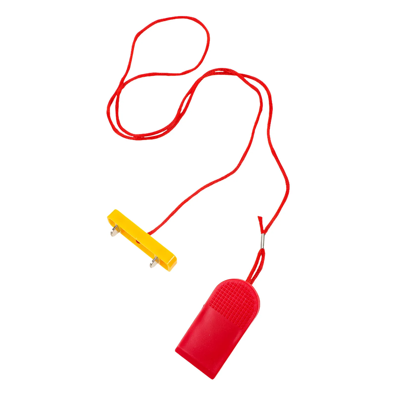 Treadmill Emergency Stop Key Dual Prong Red Two Pin Safety Clip Universal Replacement Fitness Equipment Parts Console Safety Key