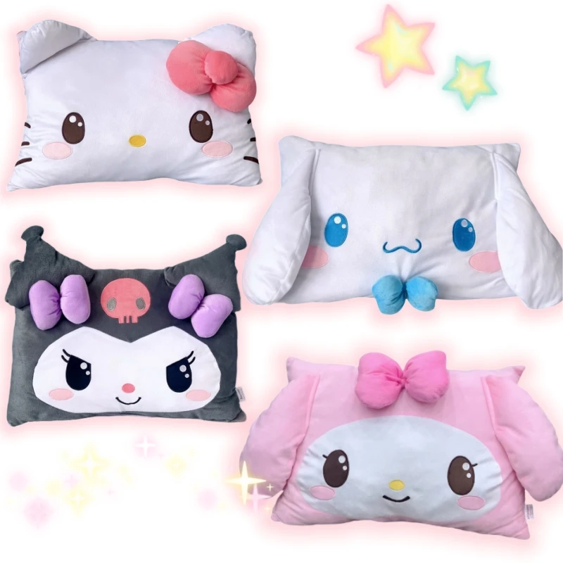 Cartoon Anime Slapen Knuffels Cinnamoroll Kuromi Knuffel Slaapbank Stoel Comfortabel Sierkussen Wasbare Geschenken Meisje Kinderen