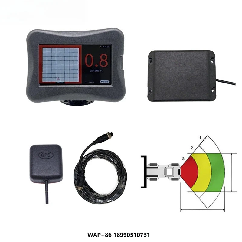 

77Ghz Radar Sensor Anti Collision for Truck Bus Motorhome Camper RV Ore Car Driving Alarm Front Obstacle Detection Position