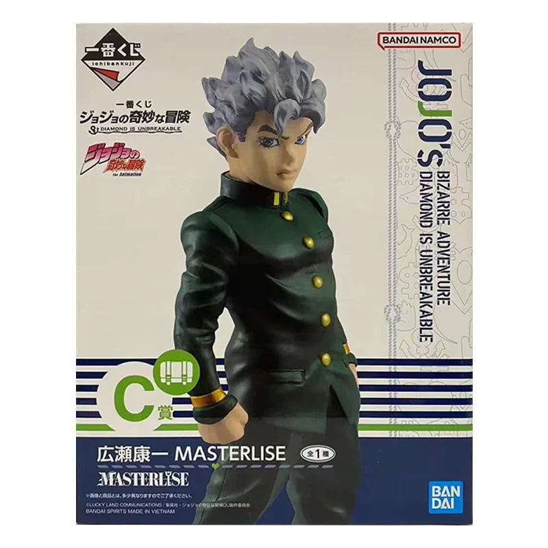 Bandai Ichibankuji Prize C Hirose Koichi JoJo Diamond Is Unbreakable 15Cm Anime Original Action Figure Model Toy Gift Collection