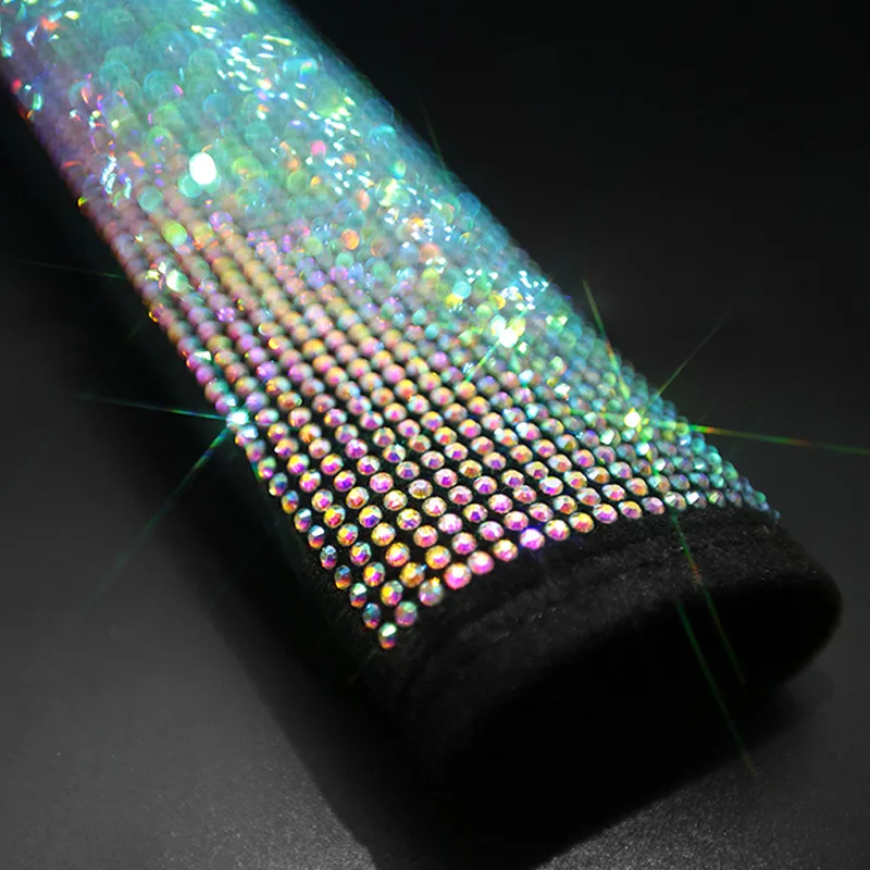 2er-Pack Kristall-Strass-Auto-Sicherheitsgurt-Abdeckung, automatische Polsterung, Schutz, Diamant-Auto-Innenzubehör für Frauen und Mädchen – Detail 7
