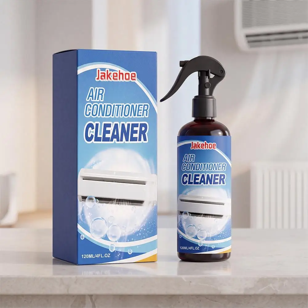 120ml Air Conditioner Cleaner Spray No Rinse Foaming Cleanser For Dust Stain Removal Odor Eliminator Home Maintenance