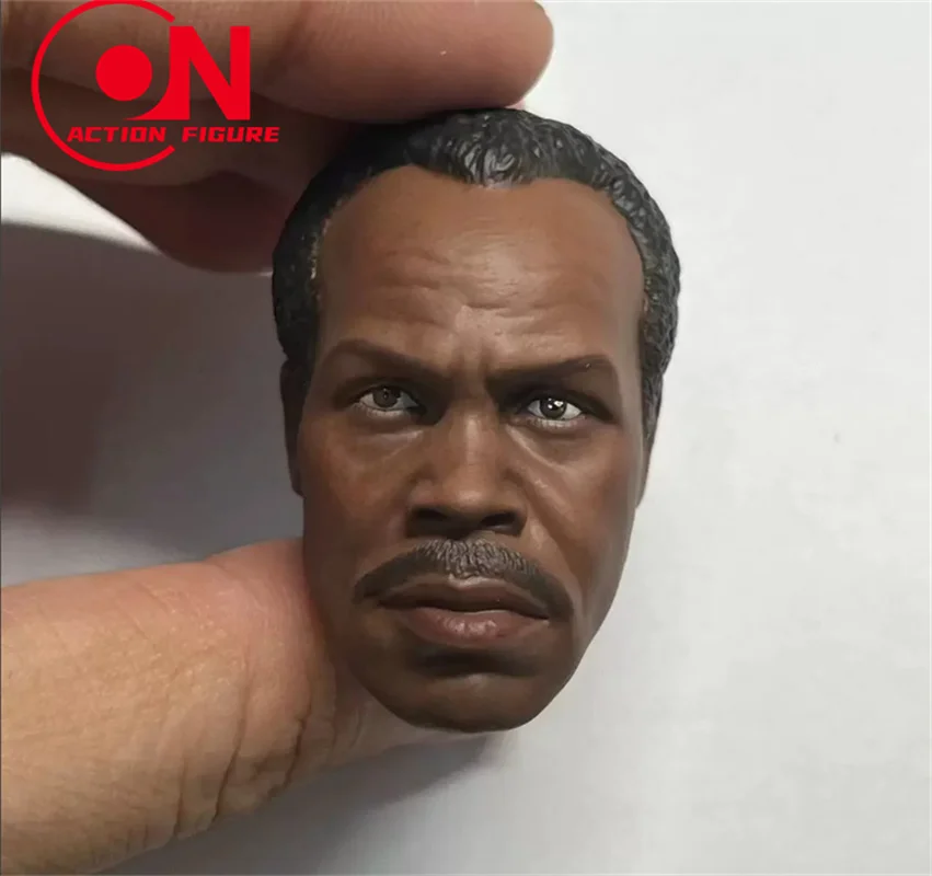 Danny Glover Head Sculpt Carving-Modell im Maßstab 1:6, passend für 12-Zoll-Körperpuppen mit männlicher Soldat