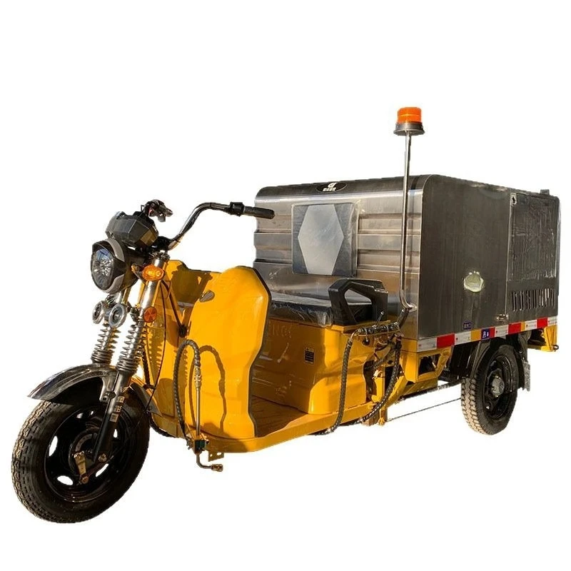 Electric three-wheel cleaner, high-pressure cleaner