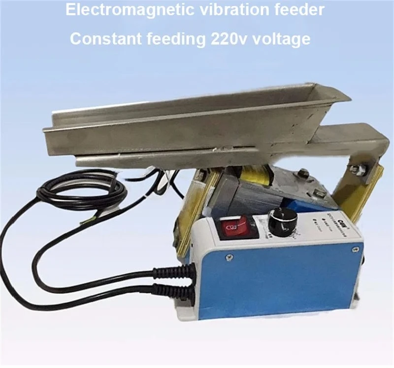 1 ton vibration conveying machinery Small electromagnetic vibrating feeder processing capacity