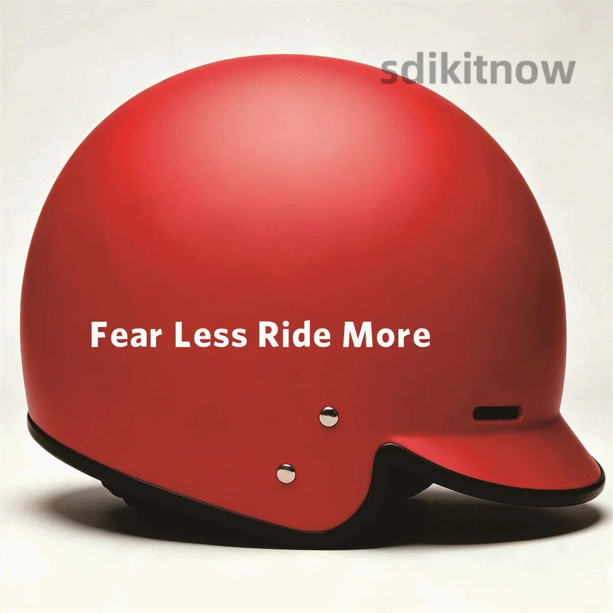 Fear Less Ride More Sticker Waterproof Vinyl Decal Bike Helmet Motorcycle motorbike for BMW Triumph Ducati KTM Yamaha Honda