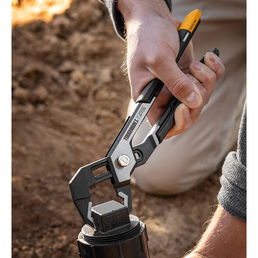 

TOUGHBUILT 1 шт. 10/12 дюймов TB-H3-51-V10/TB-H3-51-V12, плоскогубцы с большим зевом, быстрорегулируемые, для водяных насосов, ручной инструмент