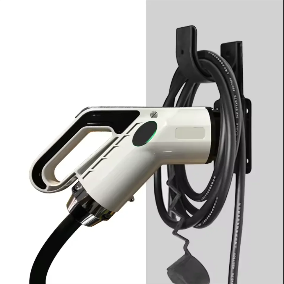 EV Charger Holder,Portable Wall Connector Holster Charging Station Accessories EV Type2 charger gun cable bracket