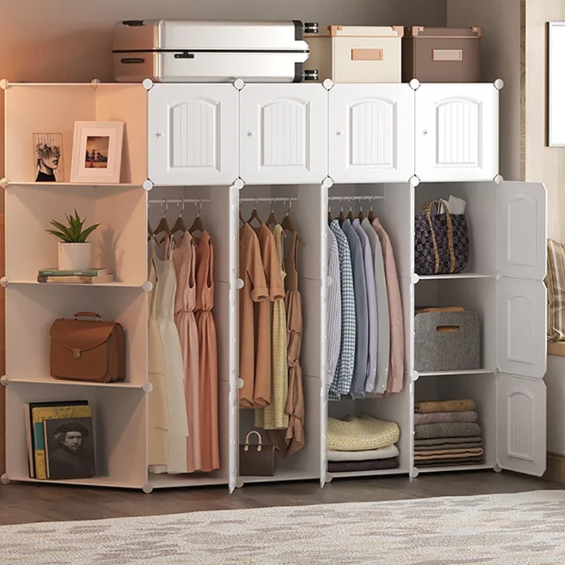 الحد الأدنى خزانة غرفة المعيشة الحديثة الشمال خزانة بسيطة خزانة الطفل الخارجي وحدات الاطفال البلاستيك Armario أثاث المنزل