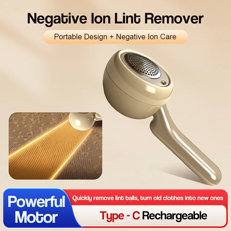 

Rechargeable Electric Lint Remover Portable Fabric Shaver Clothing Shaver for Sweater Jacket Trimming Fluff Pellet Remover