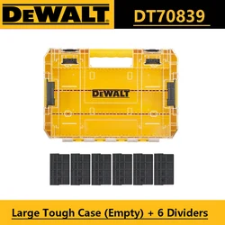 DEWALT DT70839 Large Tough Case Empty Screwdriver Bit Parts Storage Box Power Tool Accessories Case