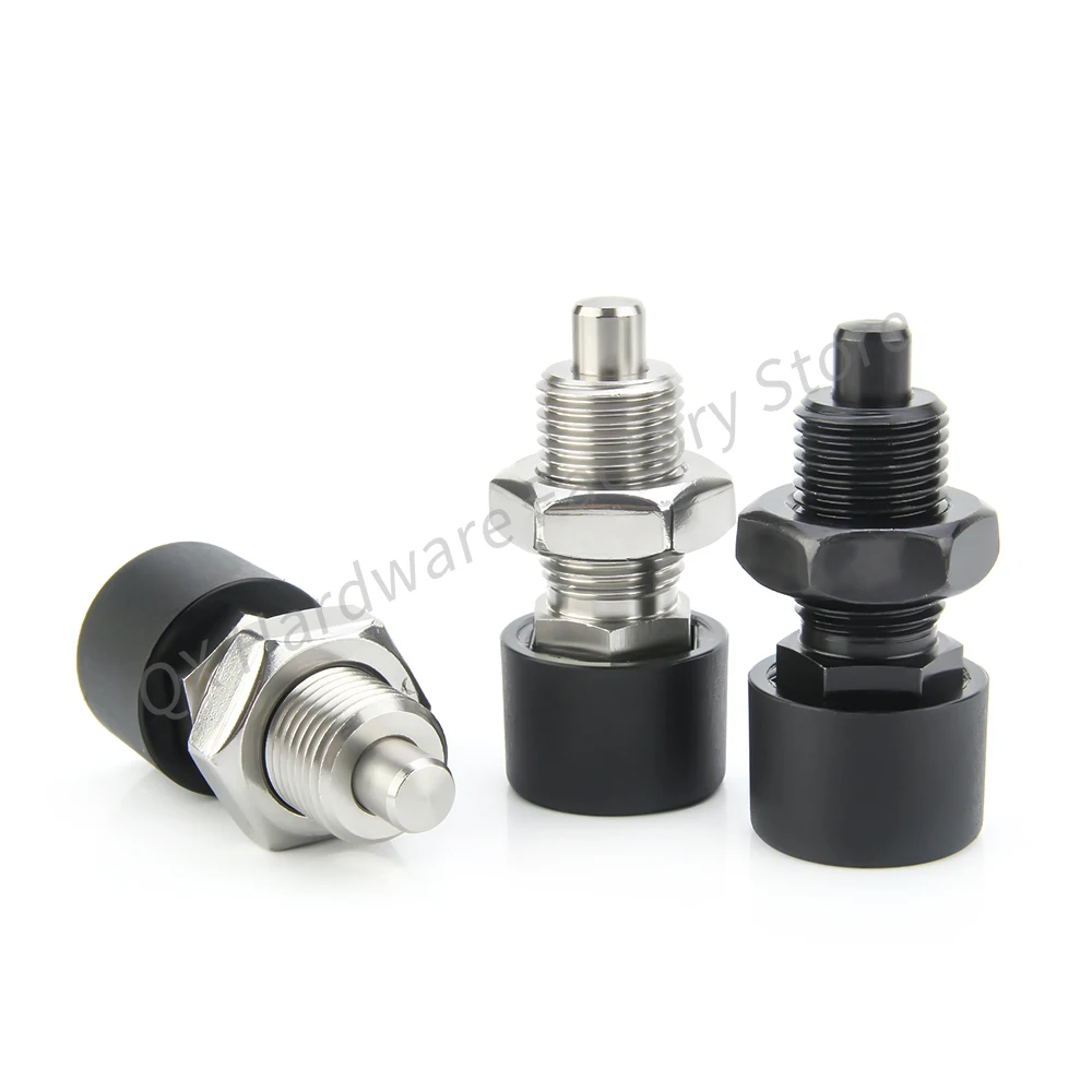 

Резьба 1,5 диаметром M12/M16 мм QX251 Выдвижной пружинный плунжер Положение подставки Углеродистая/нержавеющая сталь Индексирующие плунжеры с гайкой