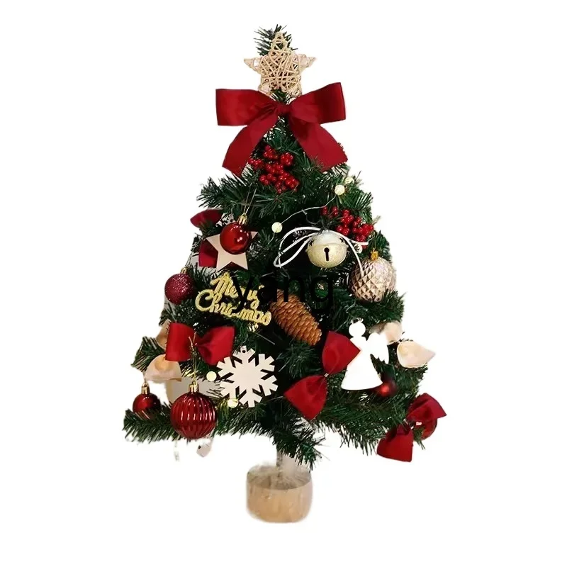 L'm'm small Christmas tree small desktop home Christmas decoration wreath DIY material package